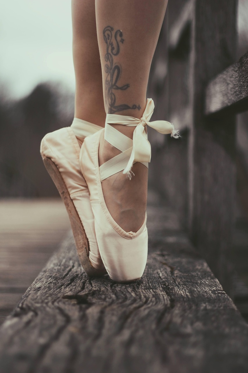 Ballet dancer performing